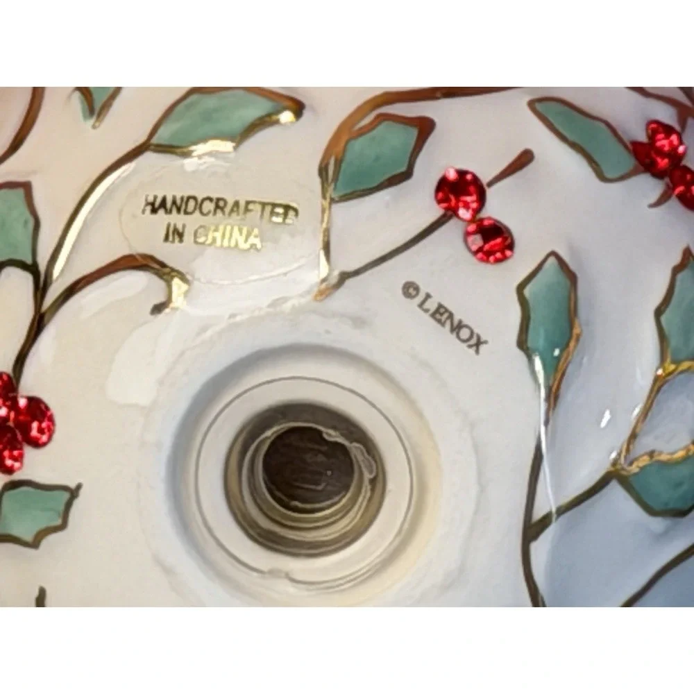 Lenox Christmas Bulb Salt & Pepper Shaker Set. Each Are  3
